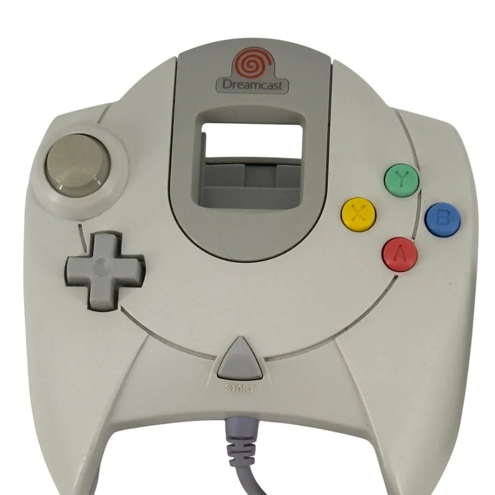 Sega Dreamcast‎ OEM Controller Lot (2) + VMU Memory Card HKT-7000 Untested